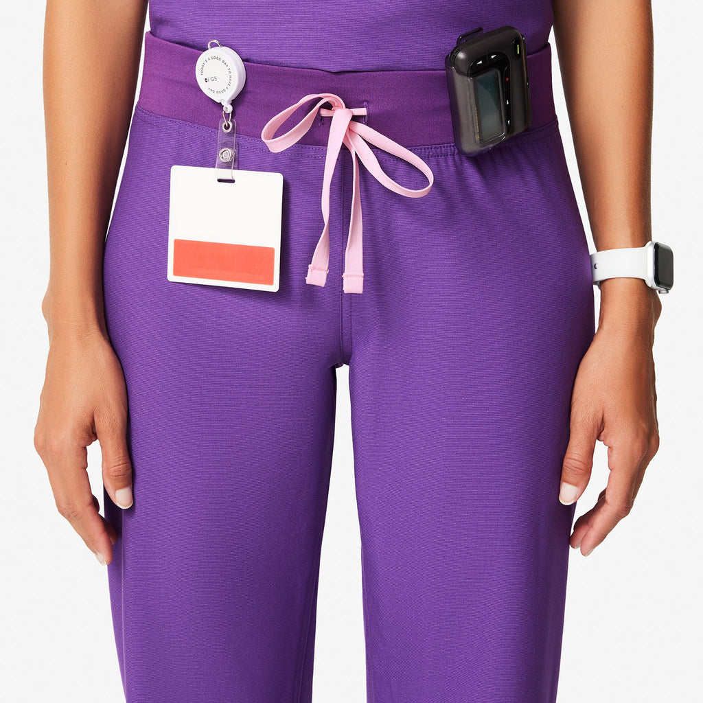 women's Ultra Violet Livingston Petite Basic Scrub Pants XXS