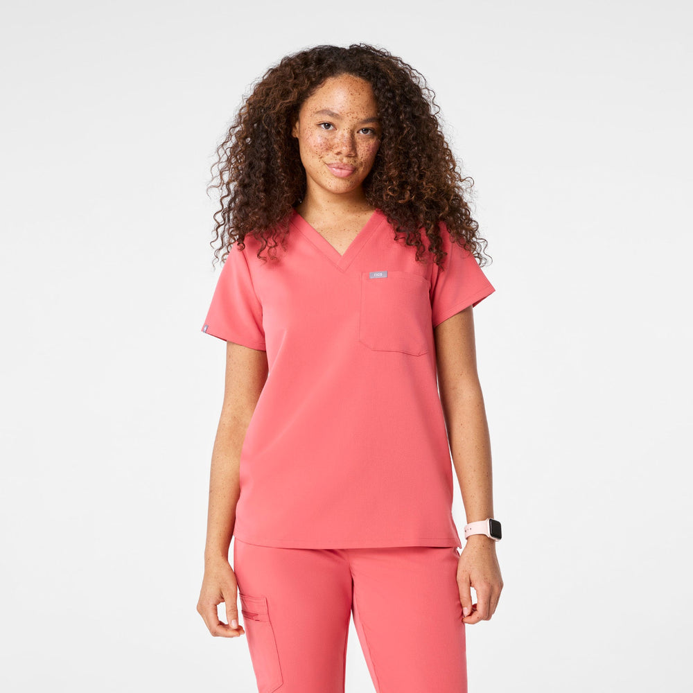 women's Pulmonary Pink Catarina -  Scrub Top™