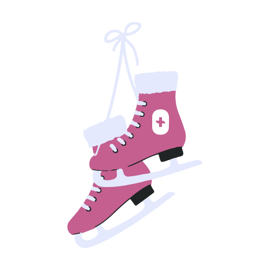Pink Ice Skates