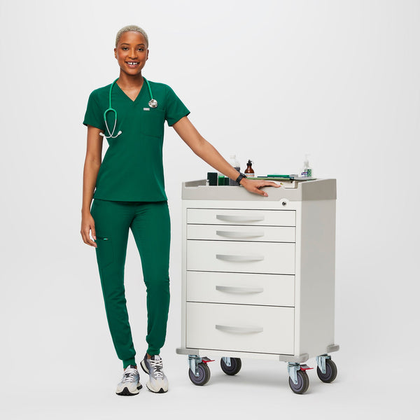 women's Hunter Green Catarina -  Scrub Top™