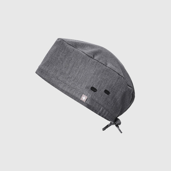 Graphite FIGS Scrub Cap With Buttonholes