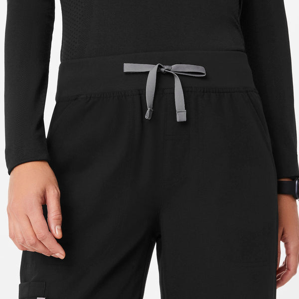 women's Black Isabel High-Rise Wide-Leg - Scrub Pant