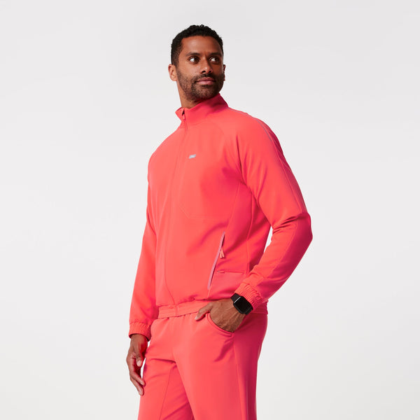 men's Fiery Coral Cobaki - Scrub Jacket