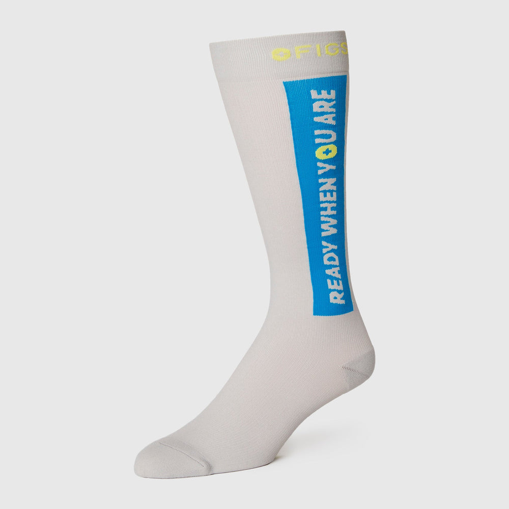 men's Silver Arrows Ready Stripe Compression Socks