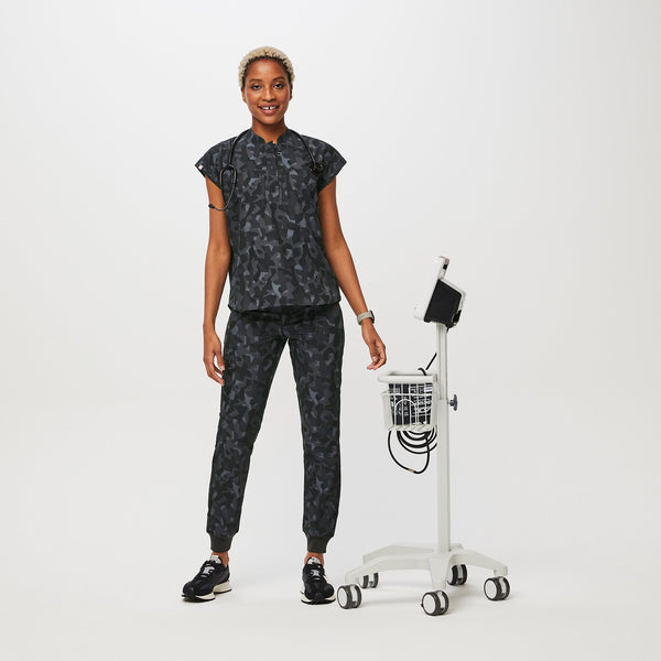 women's Camo Bonsai Blake Relaxed FREEx™ - Scrub Top