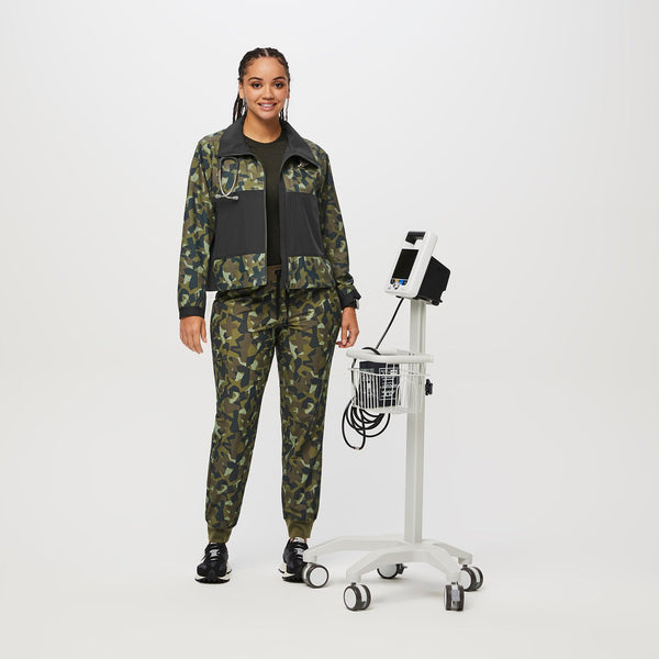 women's Camo Martini Olive Craighill FREEx™ - Scrub Jacket