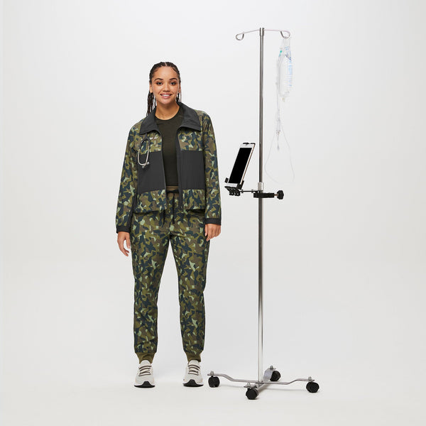 women's Camo Martini Olive Zamora High-Rise™ FREEx™ - Jogger Scrub Pant