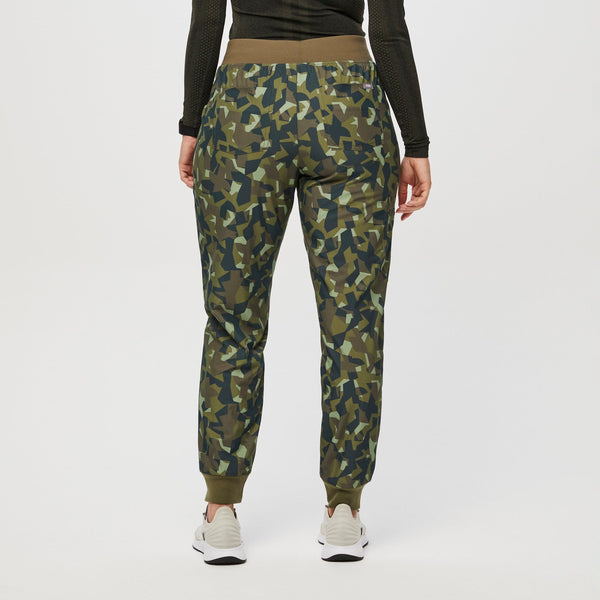 women's Camo Martini Olive Zamora High-Rise™ FREEx™ - Jogger Scrub Pant
