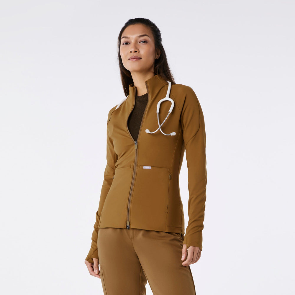 women's Earth ContourKnit Scrub Jacket