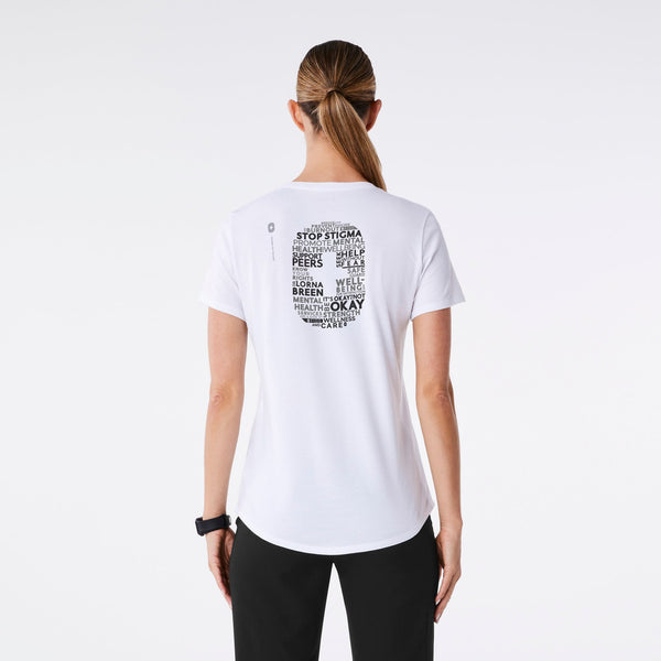 women's White Lorna Breen - Short-Sleeve Underscrub
