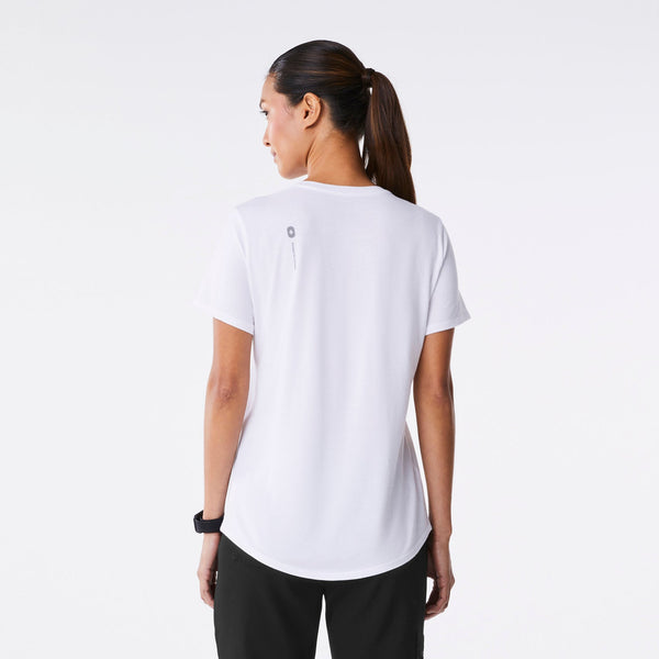 women's White Physician Associate - Short-Sleeve Underscrub