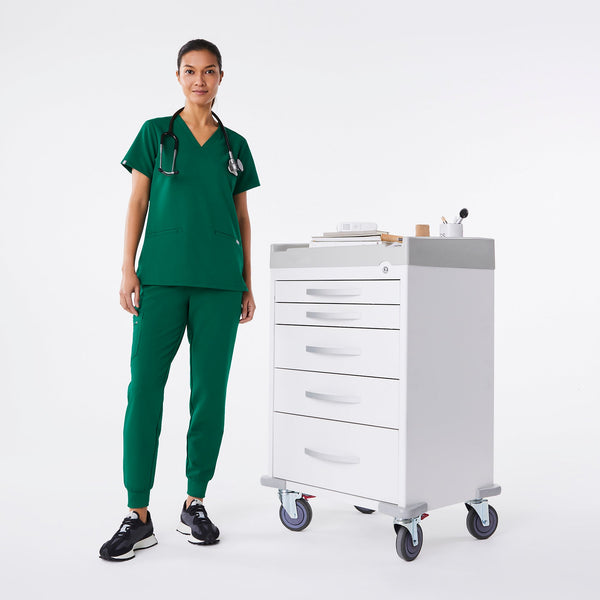 women's Hunter Green Casma -  Scrub Top™