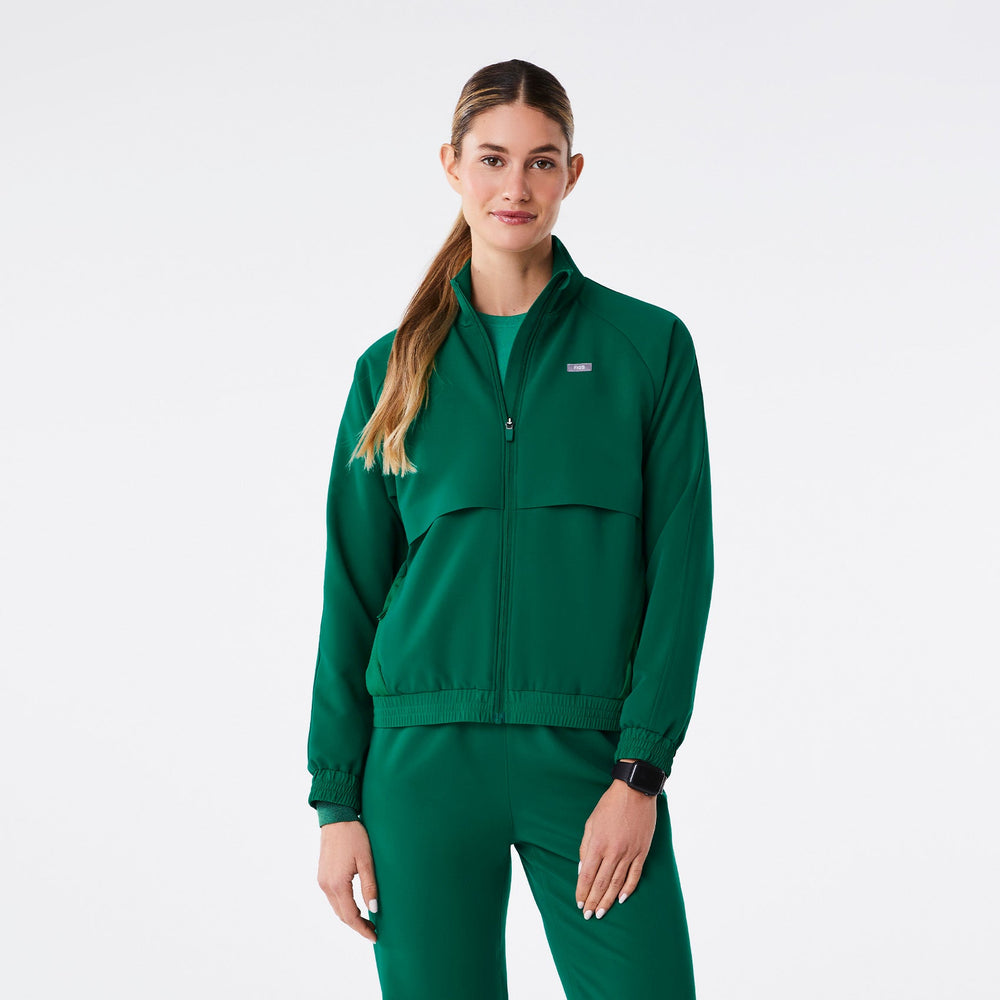 women's Hunter Green Sydney -  Scrub Jacket