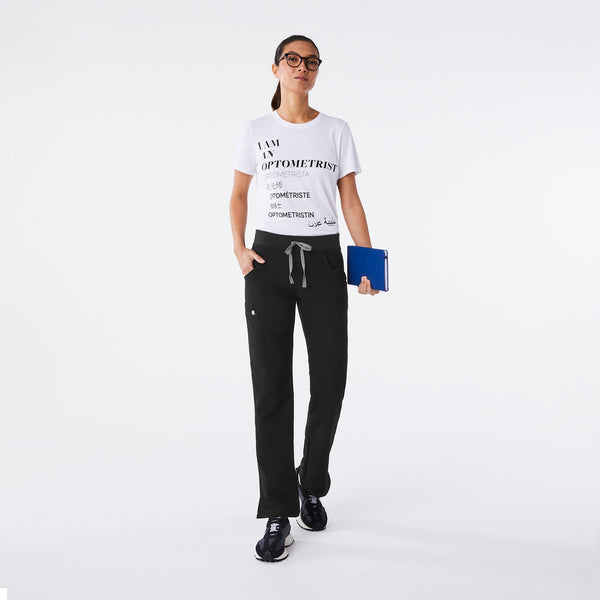 women's White Optometrist - Short-Sleeve Underscrub