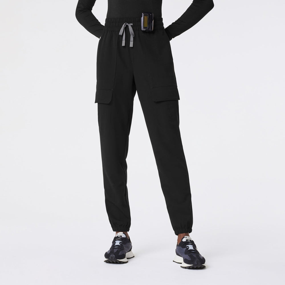 women's Black Sierra - Jogger Scrub Pant
