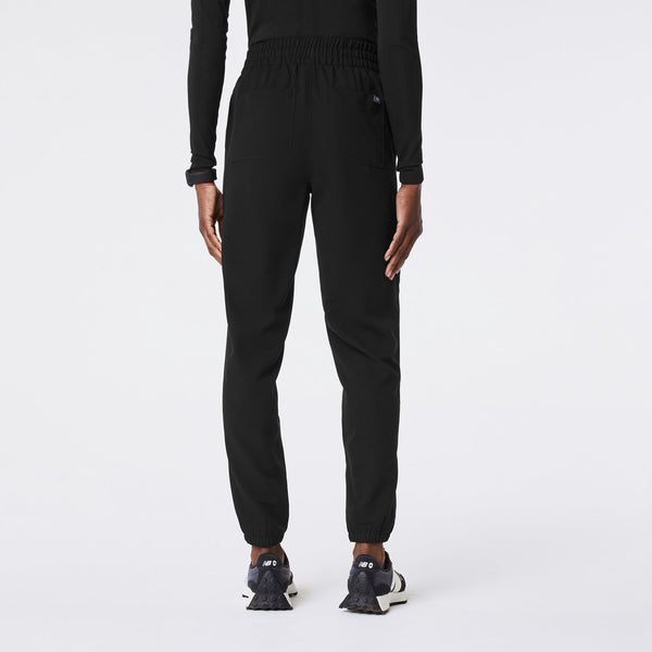 women's Black Sierra - Petite Jogger Scrub Pant