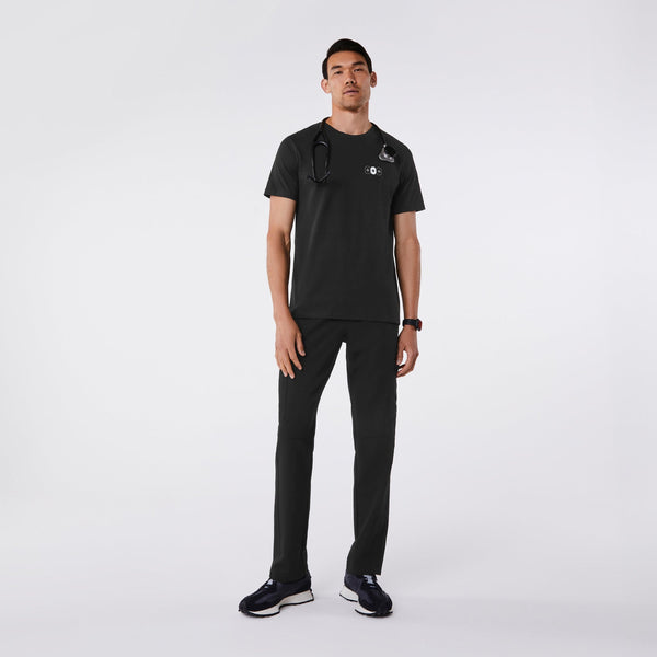 men's Black Tri Window - Short-Sleeve Underscrub