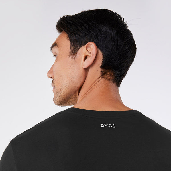 men's Black Tri Window - Short-Sleeve Underscrub