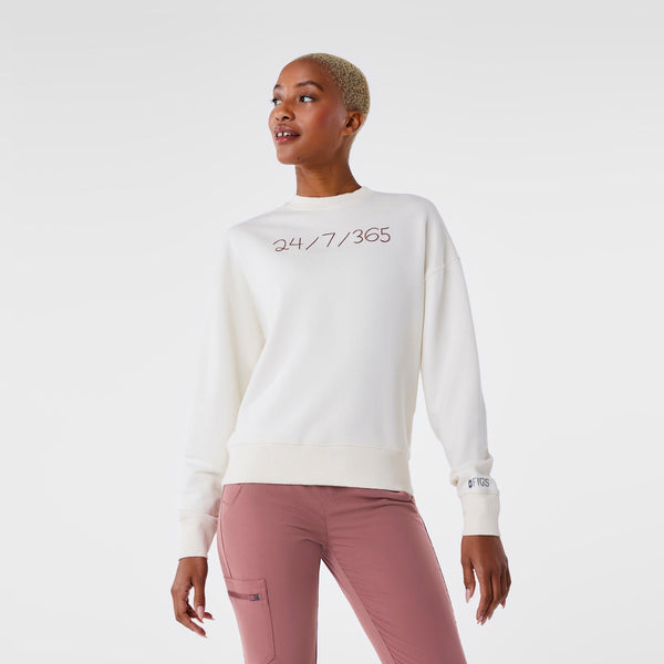 unisex Cream FIGS | Lingua Franca 24/7/365 - Sweatshirt