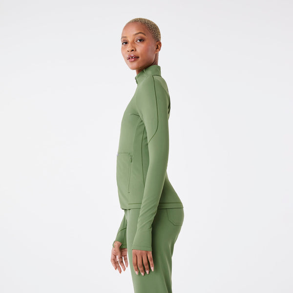 women's Fern ContourKnit Scrub Jacket