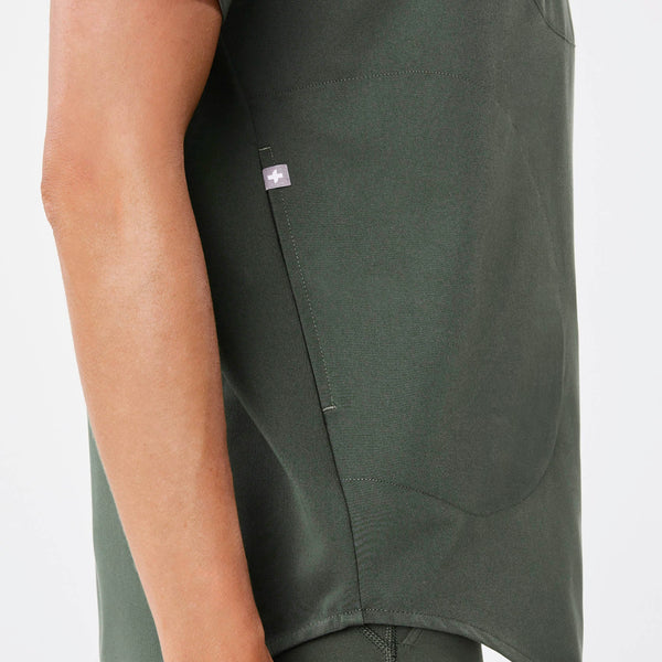 women's Moss Halle Short-Sleeve V-Neck Tunic - Scrub Top