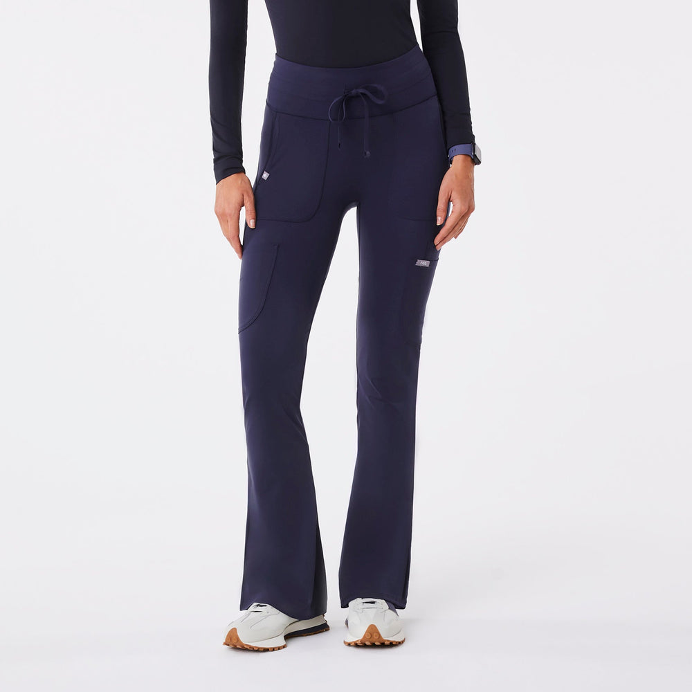 women's Navy High-Rise Seville Flare - ScrubLegging™
