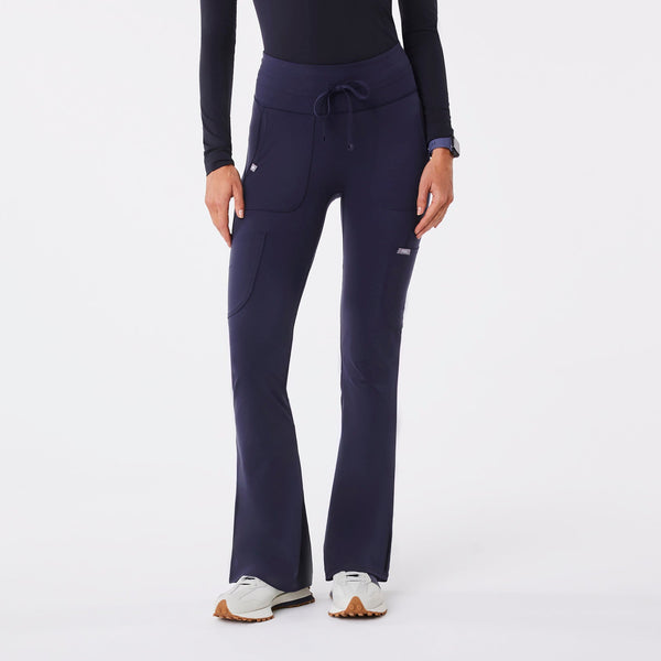 women's Navy High-Rise Seville Flare - ScrubLegging™