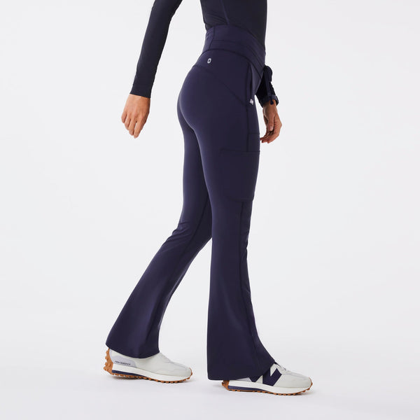 women's Navy High-Rise Seville Flare - ScrubLegging™