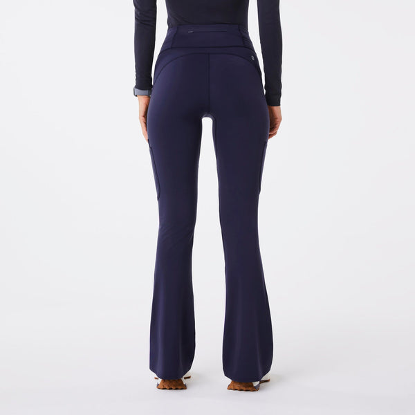 women's Navy High-Rise Seville Flare - ScrubLegging™