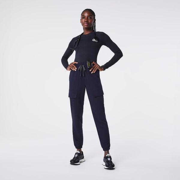 women's Navy Sierra - Jogger Scrub Pant