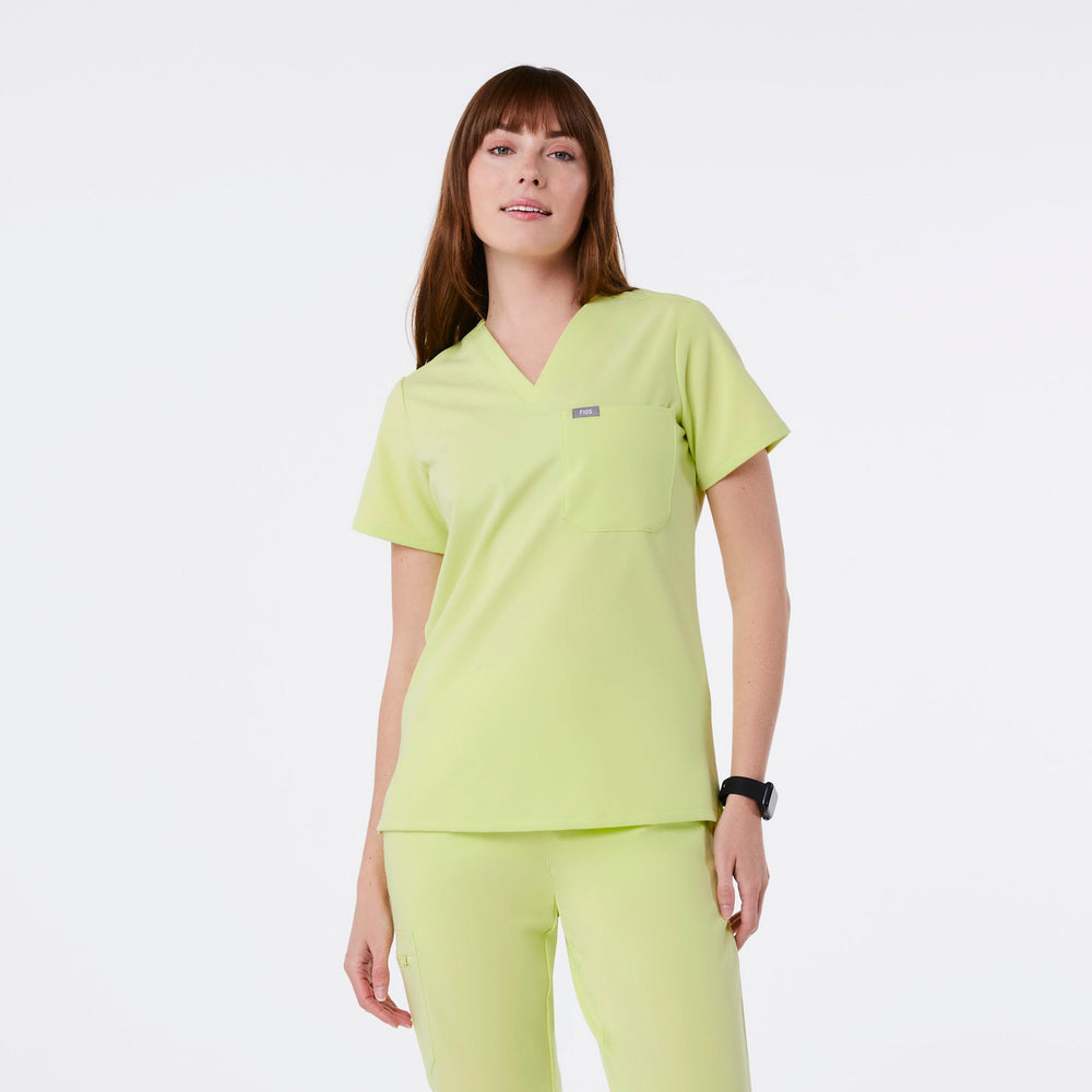 women's Sea Mist Catarina Petite  -  Scrub Top™