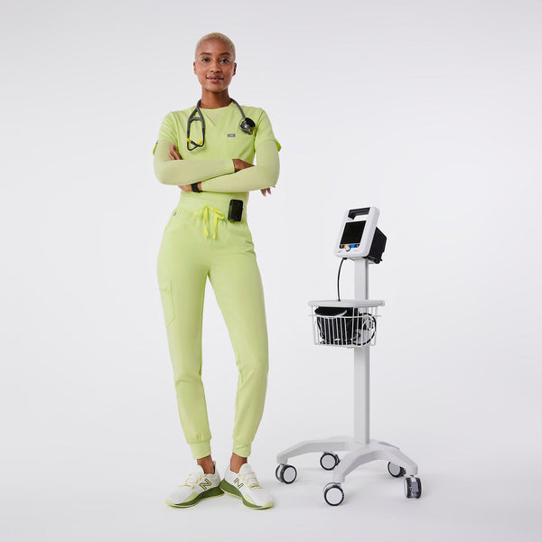 women's Sea Mist Zamora High-Rise - Petite Jogger Scrub Pant™