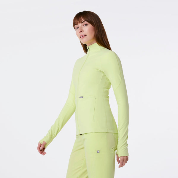 women's Sea Mist ContourKnit Scrub Jacket
