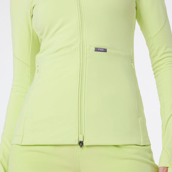 women's Sea Mist ContourKnit Scrub Jacket