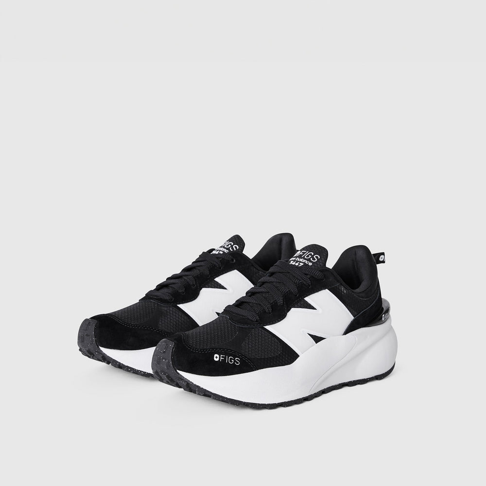 unisex Black FIGS | New Balance 3447