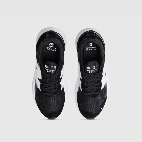 unisex Black FIGS | New Balance 3447