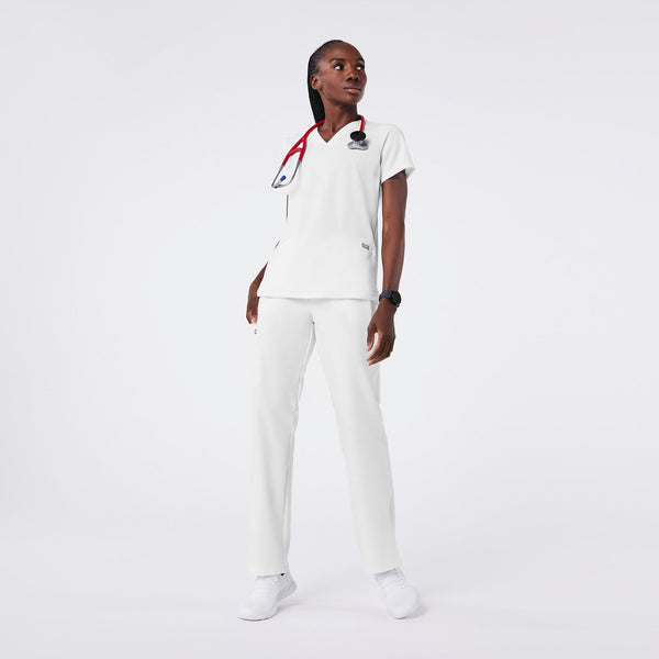 women's Optic White Casma -  Scrub Top™