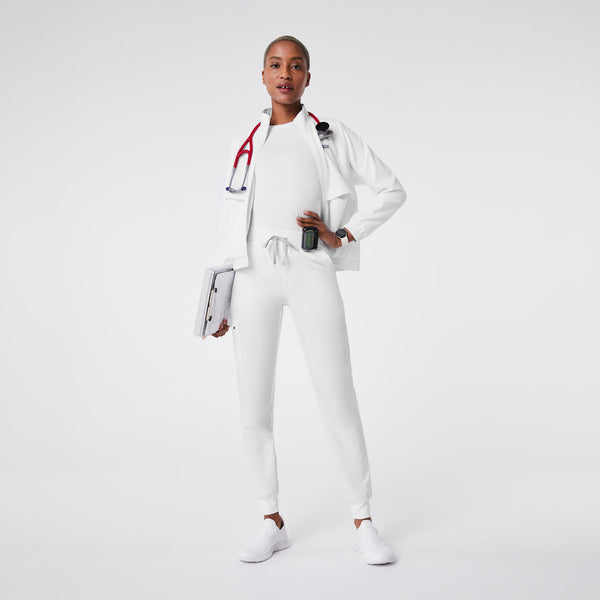 women's Optic White Zamora High-Rise - Jogger Scrub Pant™
