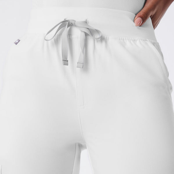 women's Optic White Zamora High-Rise - Petite Jogger Scrub Pant™