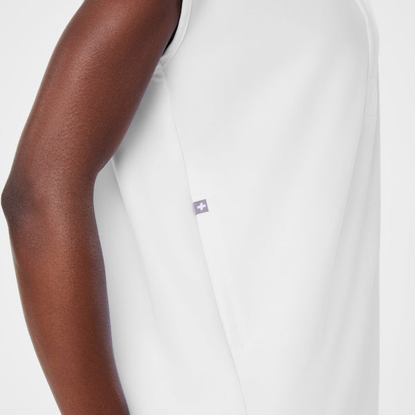 women's Optic White Rafaela - Oversized Scrub Top™