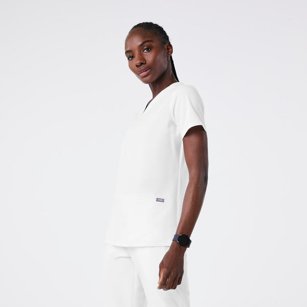 women's Optic White Casma -  Scrub Top™