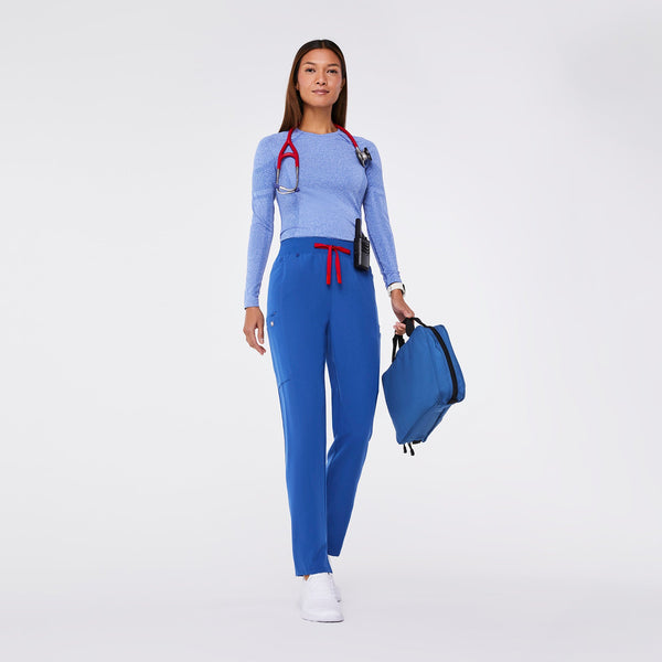 women's Winning Blue Mayfair High-Rise - Tall Skinny Tapered Scrub Pant
