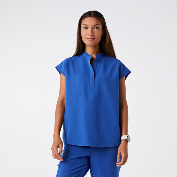 women's Winning Blue Rafaela - Oversized Scrub Top™