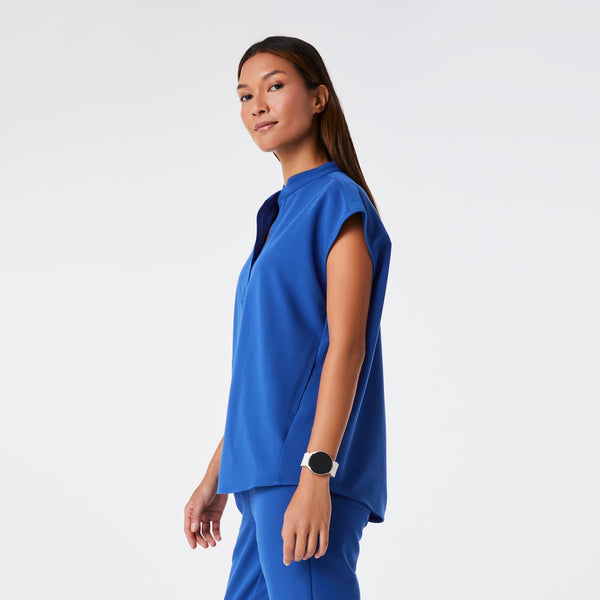 women's Winning Blue Rafaela - Oversized Scrub Top™