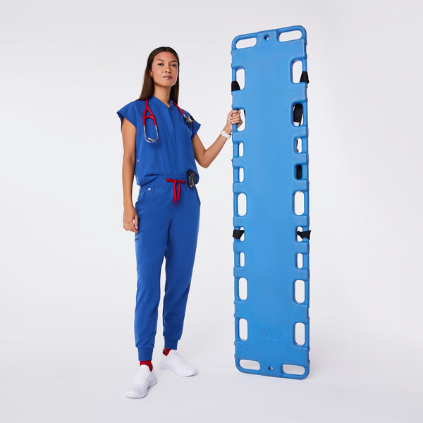 women's Winning Blue Rafaela - Oversized Scrub Top™