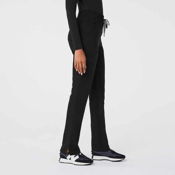 women's Black Dowa High-Rise Straight-Leg - Scrub Pant