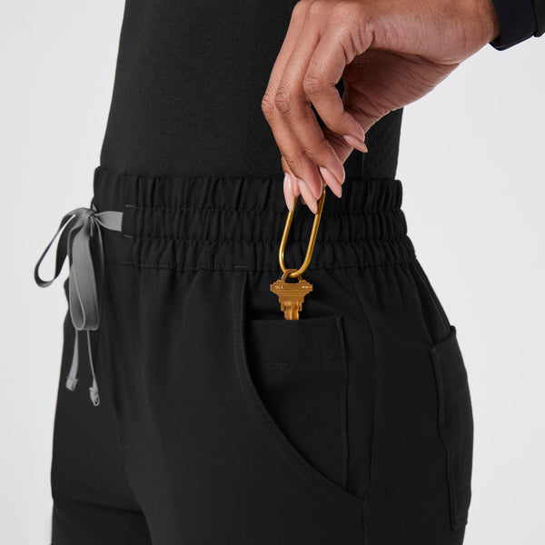 women's Black Dowa High-Rise Straight-Leg - Scrub Pant