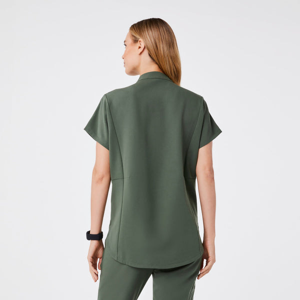 women's Moss Montex Relaxed Scrub Top