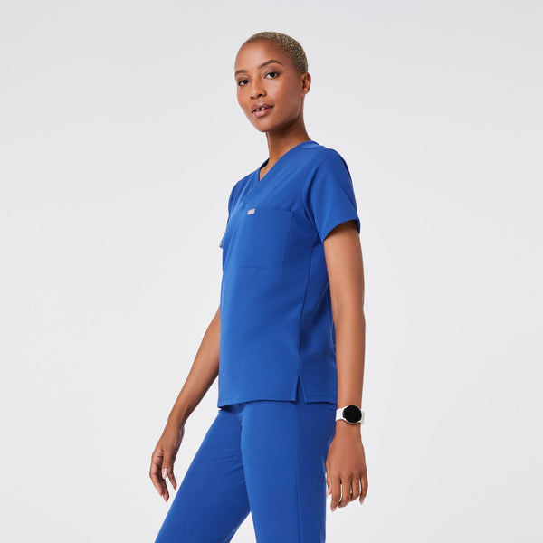 women's Winning Blue Catarina Petite -  Scrub Top™