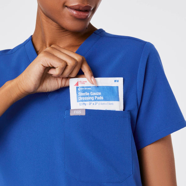 women's Winning Blue Catarina Petite -  Scrub Top™